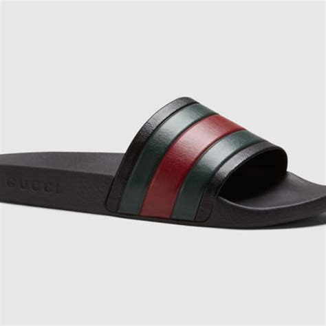 gucci adidas flip flops